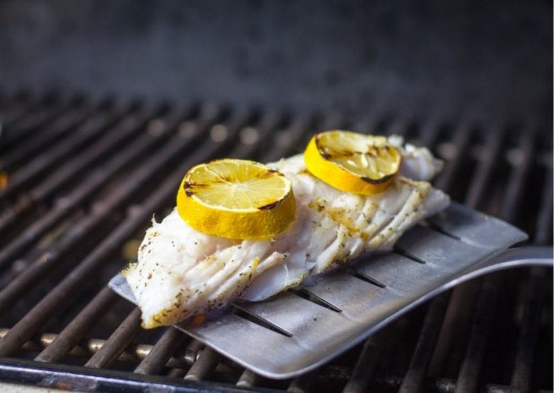 bbq grilled Cod fillet